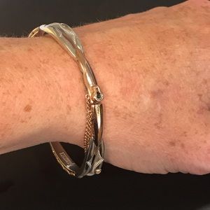 Tacori Promise Bracelet; 18k yellow and 925 silver